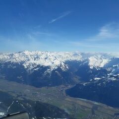 Flugwegposition um 14:43:52: Aufgenommen in der Nähe von Gemeinde Stuhlfelden, Stuhlfelden, Österreich in 2776 Meter